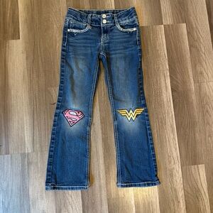Faded Glory Kids' Blue Jeans with Hero Patches